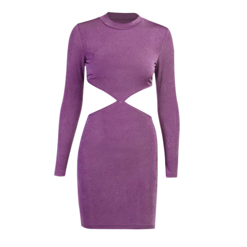 The Afterhours Muse Long-Sleeve Cutout Mini Dress