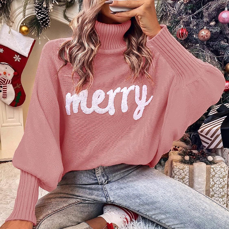The Festive Social Holiday Turtleneck Sweater