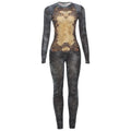 The Gallery Nights Printed Mesh Jumpsuit
