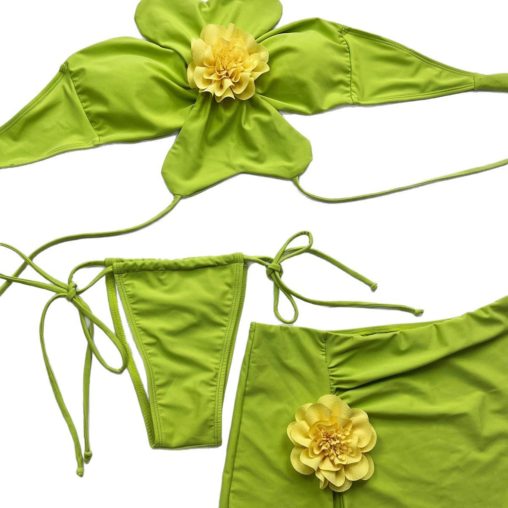 The Bloom Escape Flower Bikini Set
