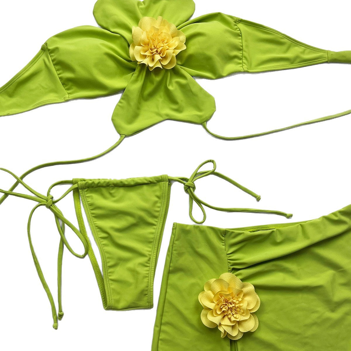 The Bloom Escape Flower Bikini Set