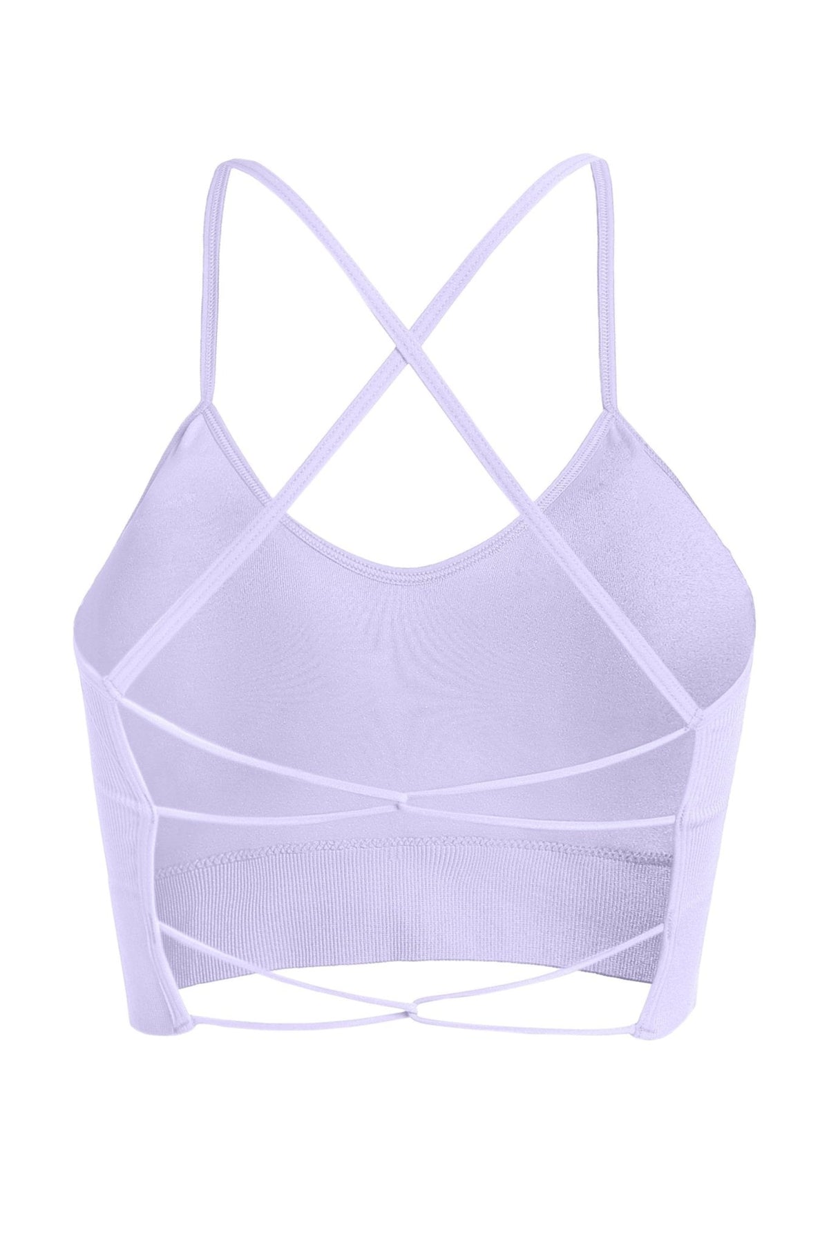 Blaire Sport Ribbed Cross-Back Sports Bra