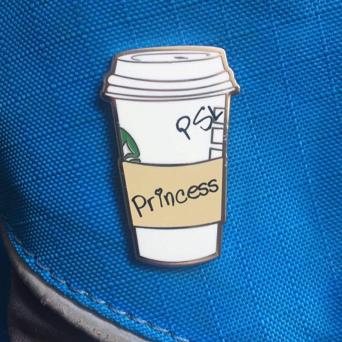 PSL Princess Coffee Cup Enamel Pin