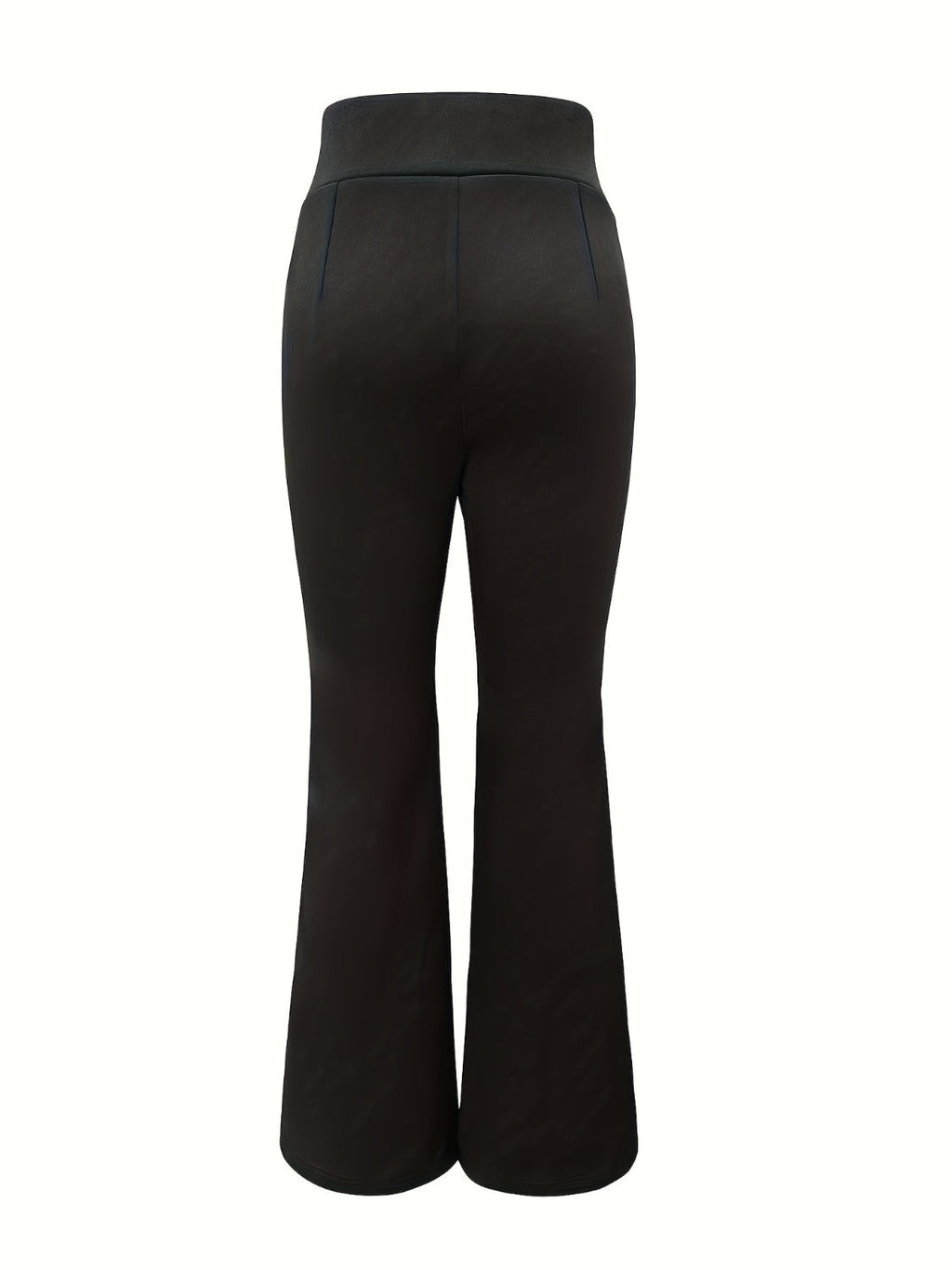 LuxeStyle Lace Up Slit Bootcut Pants – Stylish Crisscross Design See size chart under “more details”