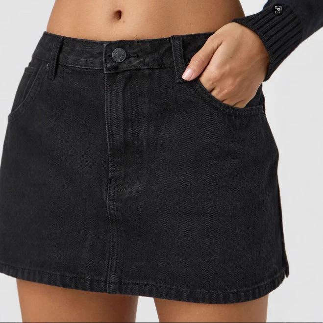 The Denim Days Washed Mini Skirt