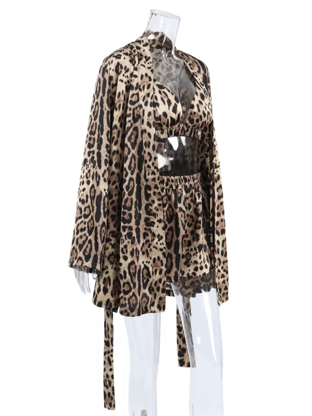 The Wild Leisure Leopard Three-Piece Lounge Set