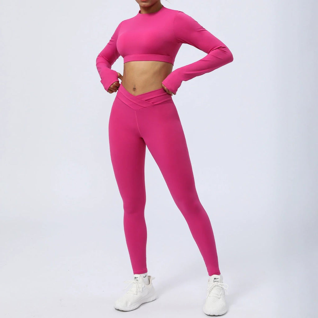 The Studio Cross Long-Sleeve Workout Set