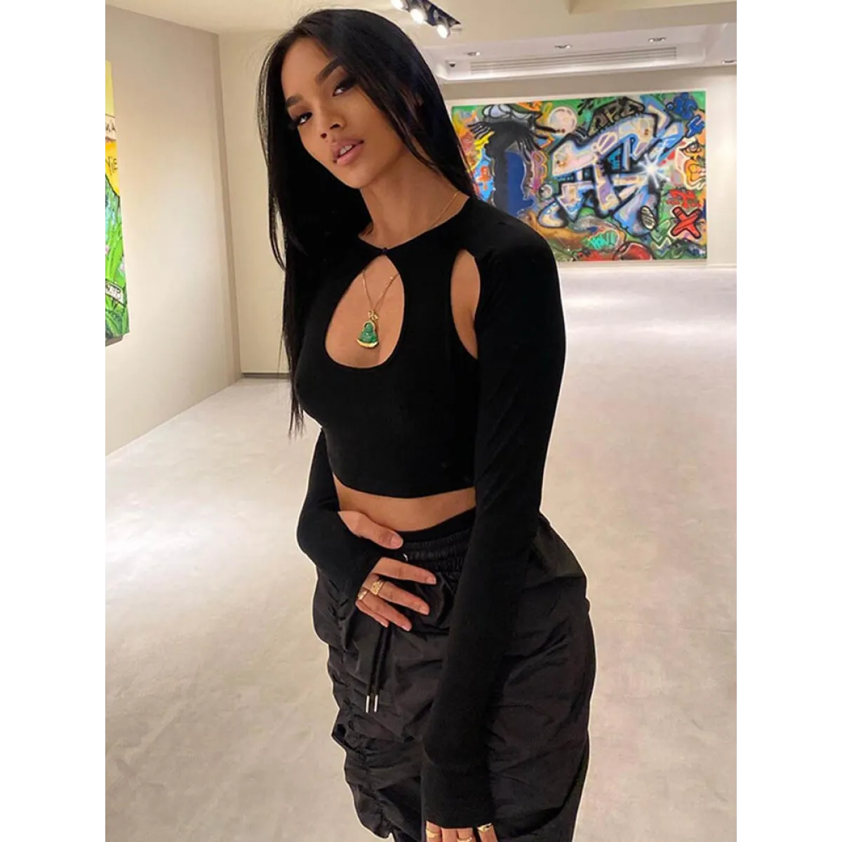 The Side With Me Cropped Corset Top