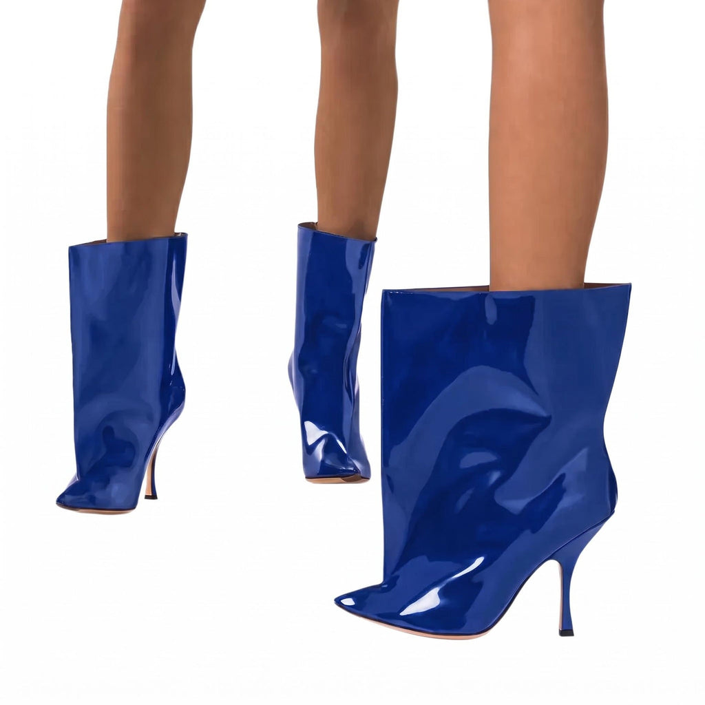The Gloss Agenda Pointed-Toe Flared Boots