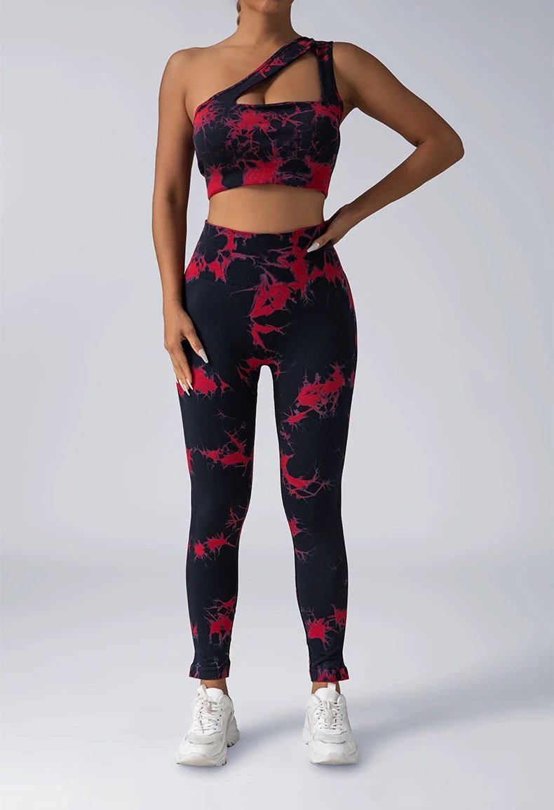 The Studio Swirl Asymmetric Yoga Set