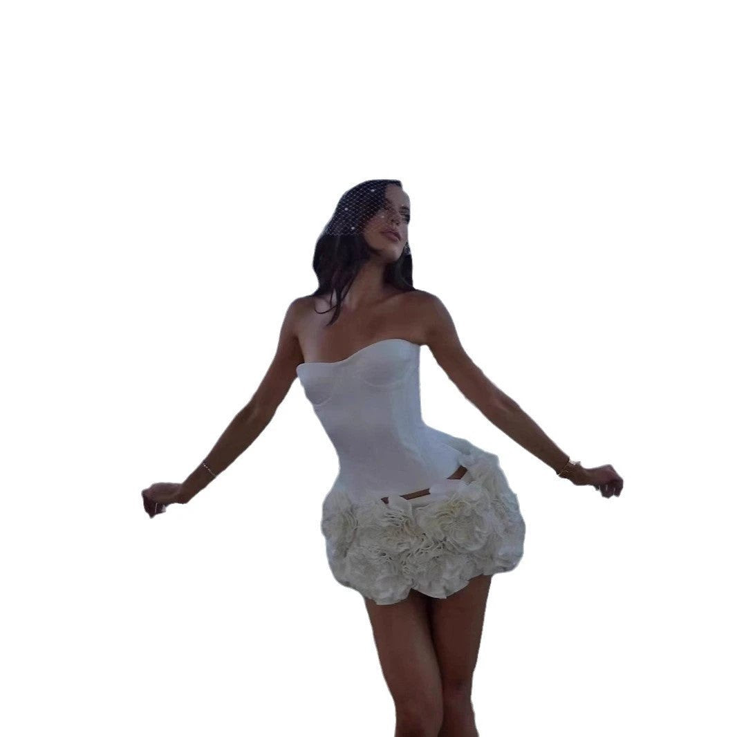 The Ruffle Entrance Top & Mini Skirt Collection