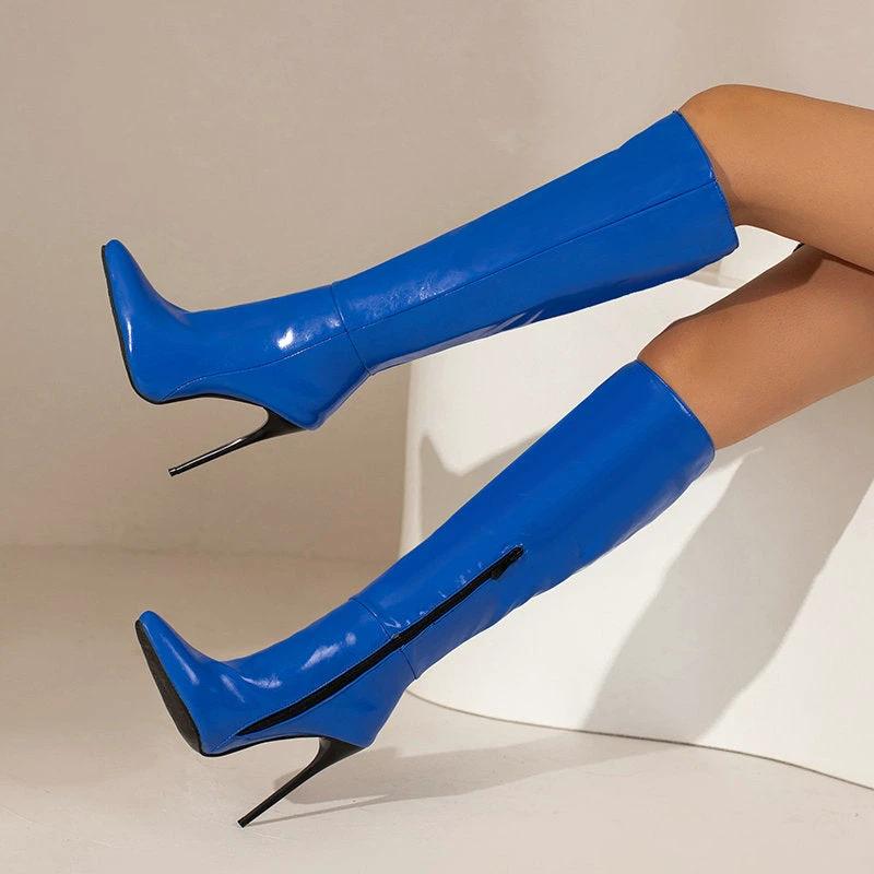 The Gloss Agenda Pointed-Toe Stiletto Boots