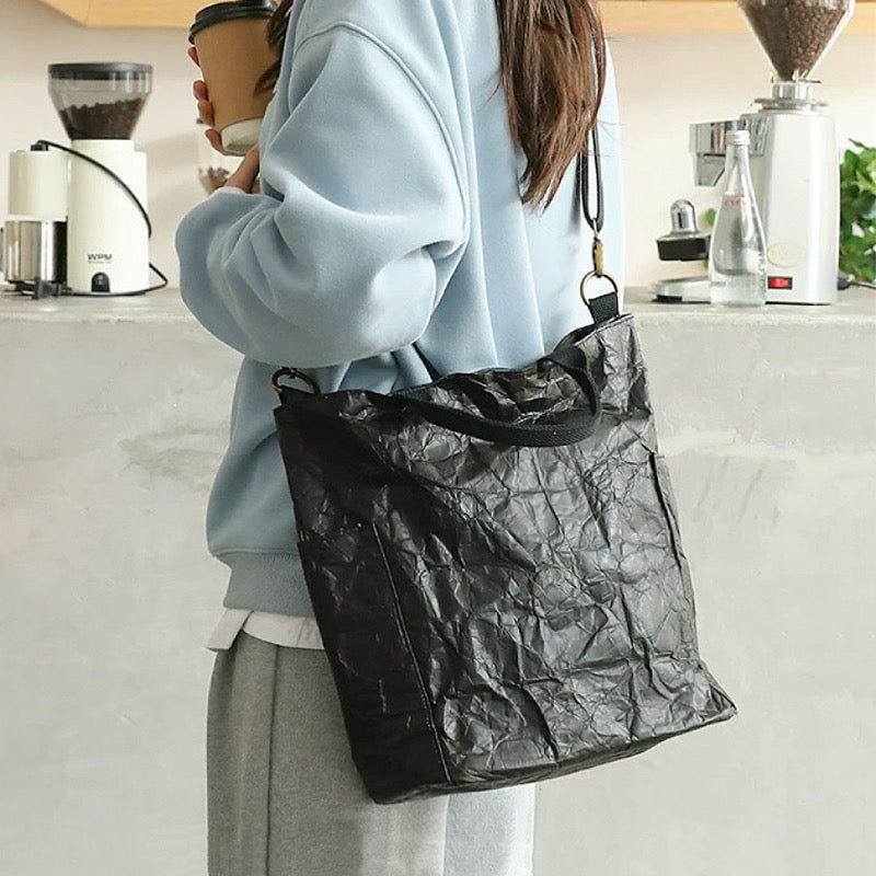 The Paper Poise Crinkle Tote Bag