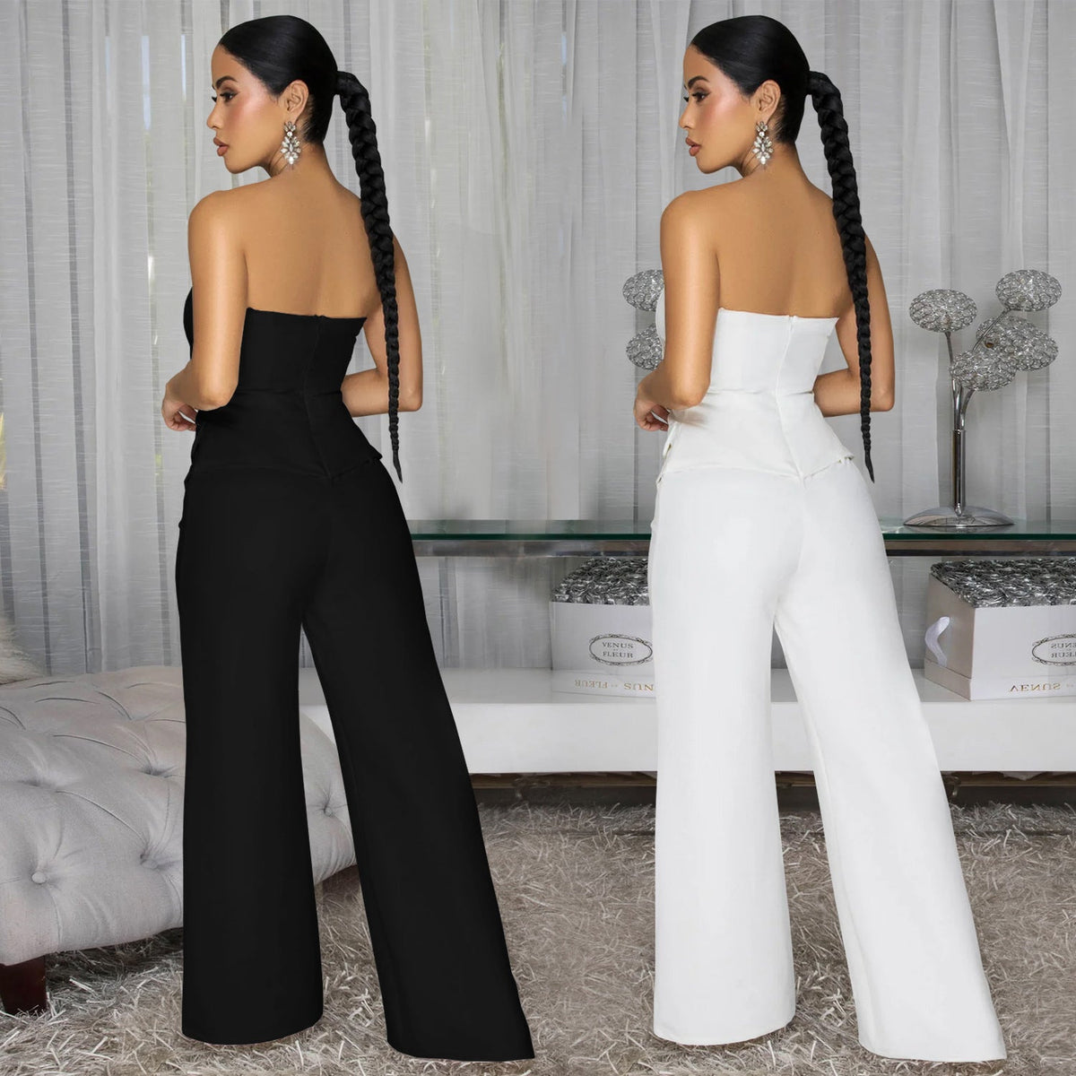 The Uptown Button-Detail Jumpsuit