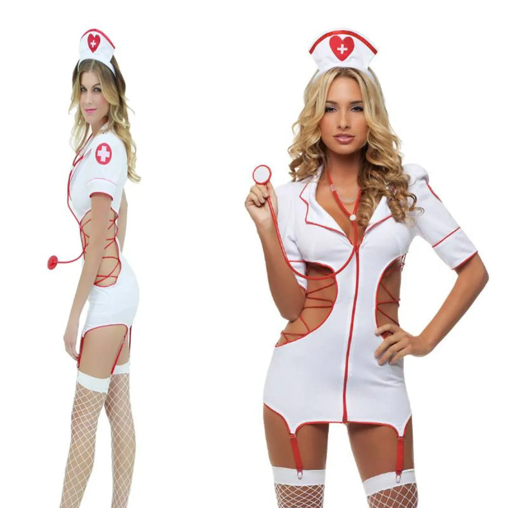 The Night Shift Lace-Up Nurse Costume