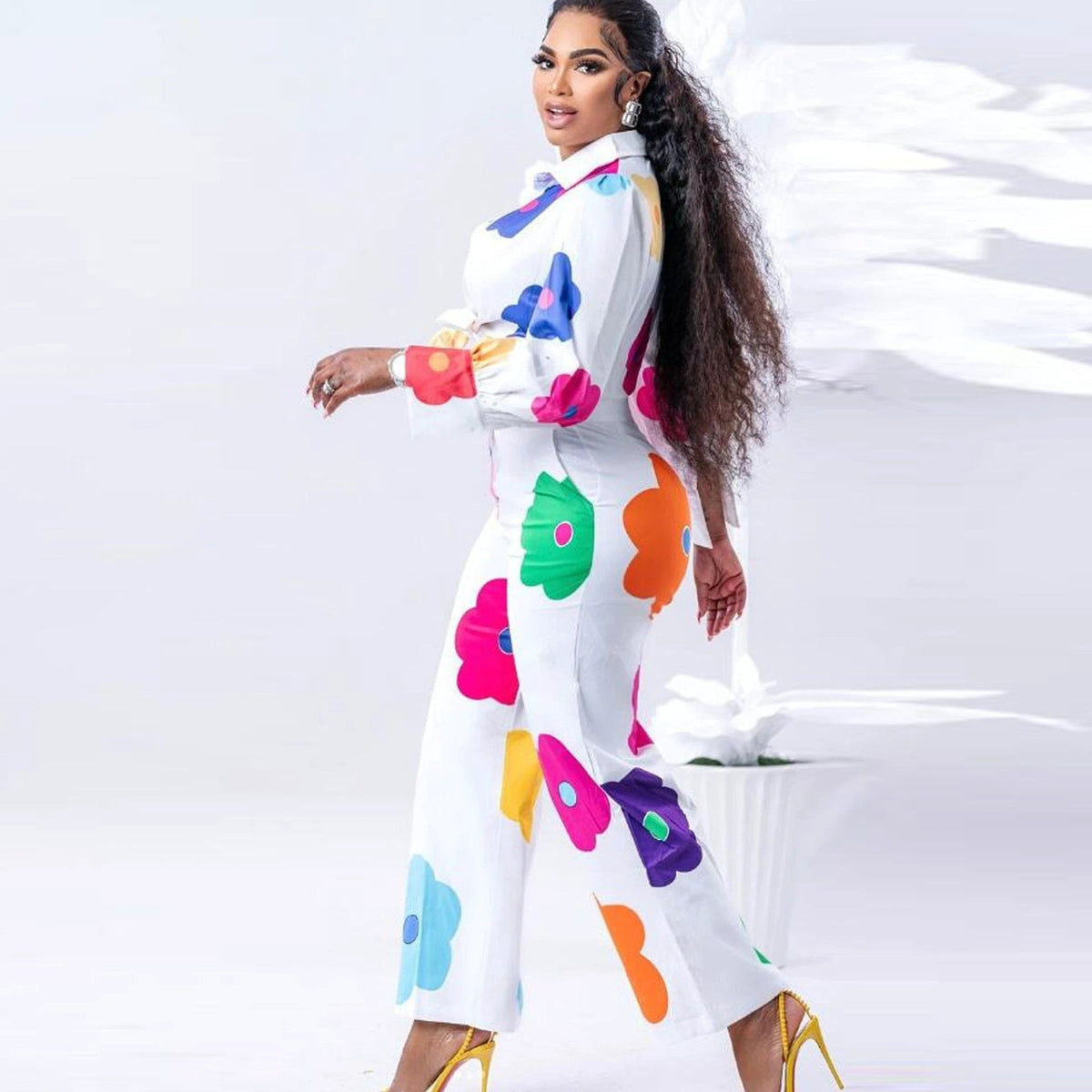 The Bloom Social Floral Shirt & Pants Set