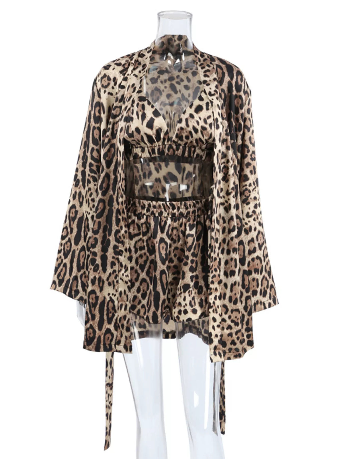 The Wild Leisure Leopard Three-Piece Lounge Set