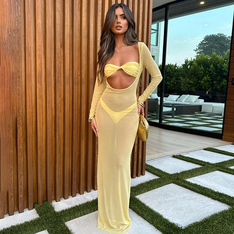 The Sheer Escape Mesh Three-Piece Look