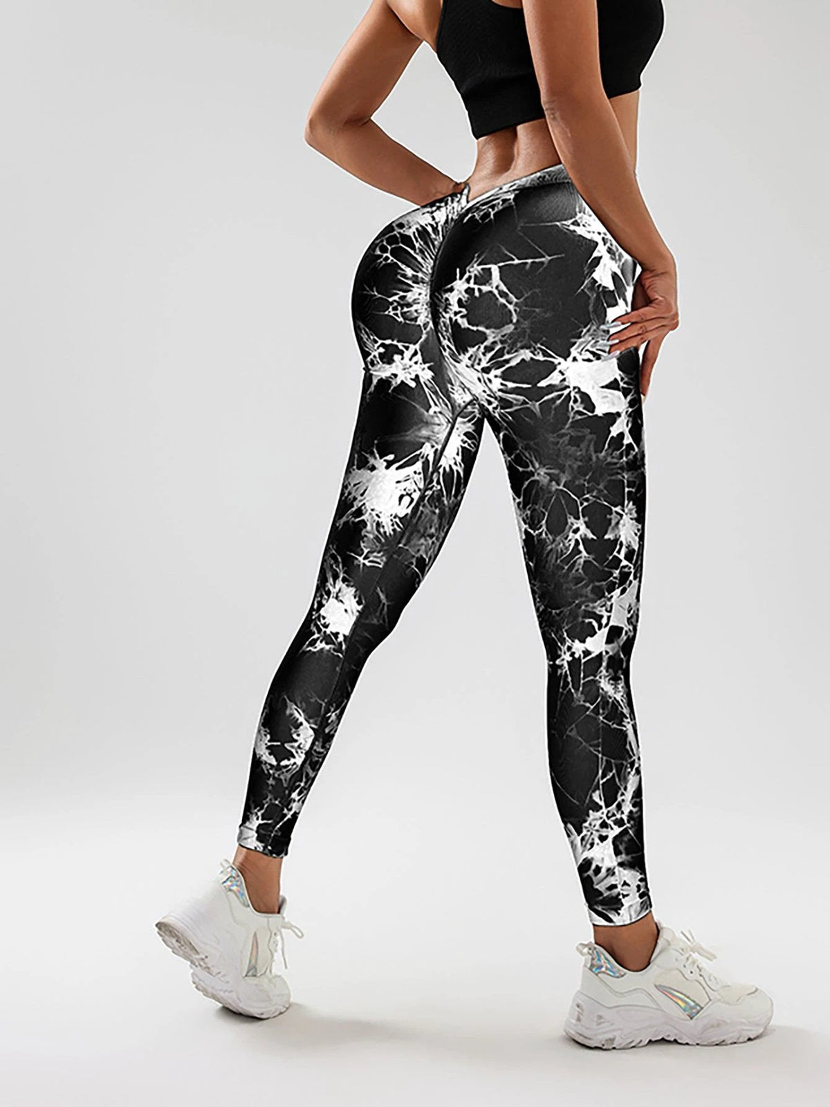 The Studio Marble High-Waist Leggings