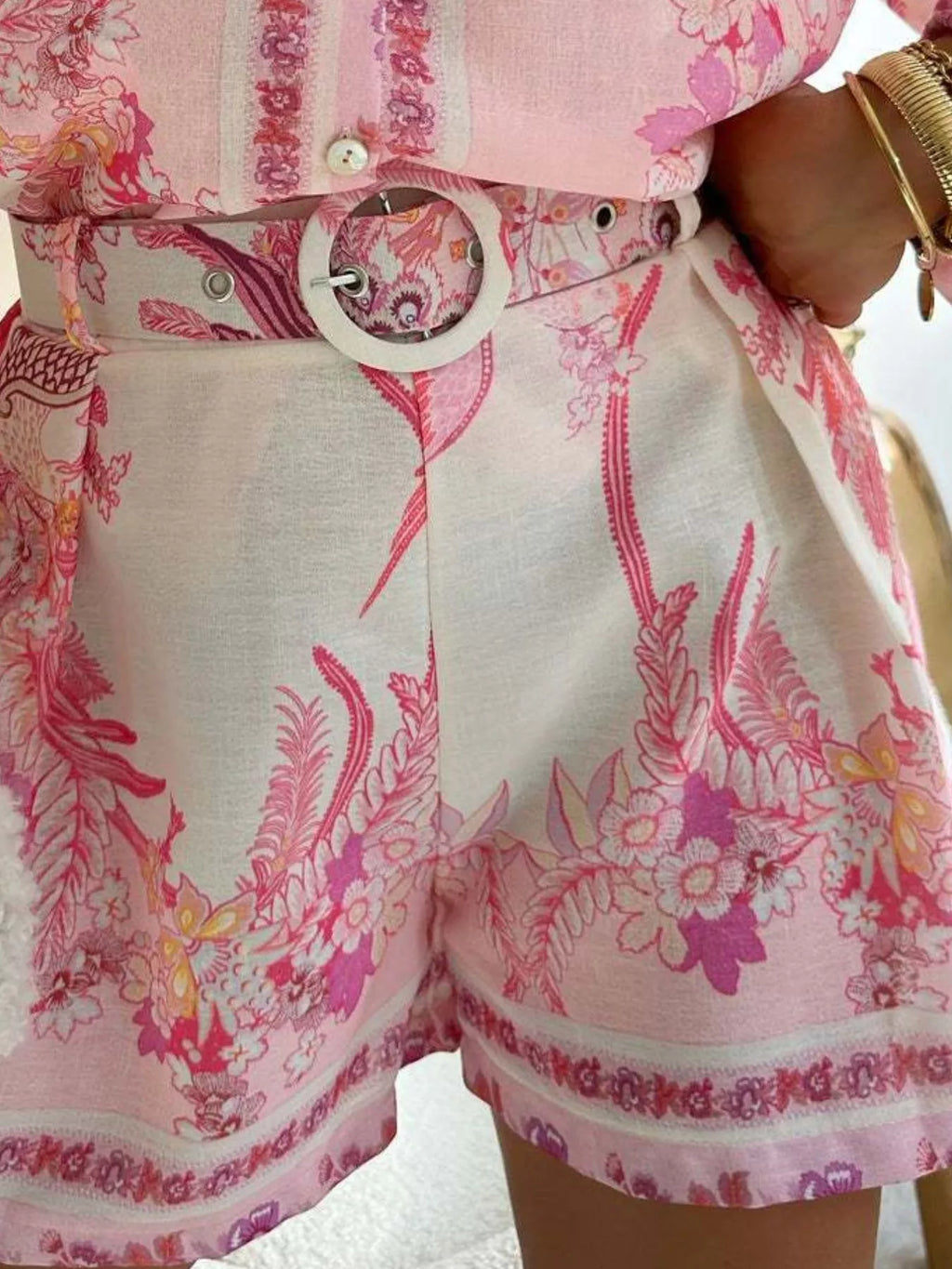 The Bloom Social Floral Shirt & Shorts Set