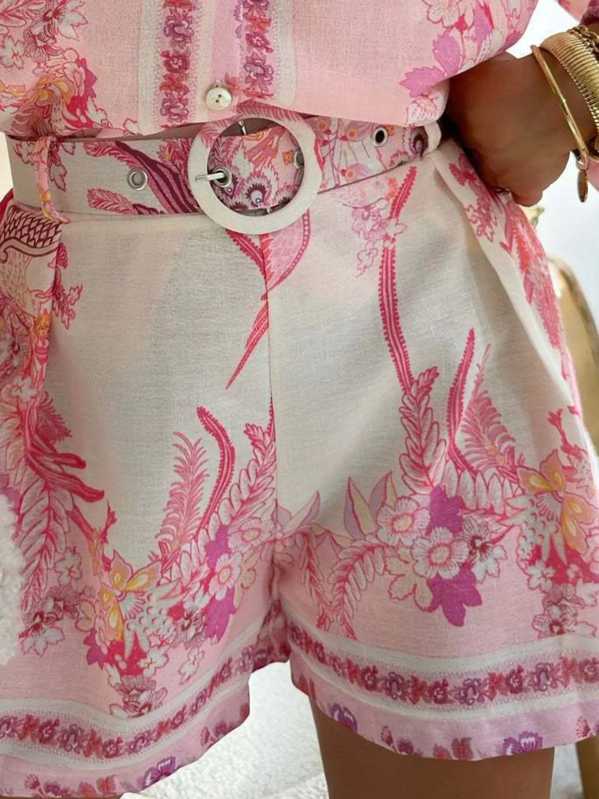 The Bloom Social Floral Shirt & Shorts Set