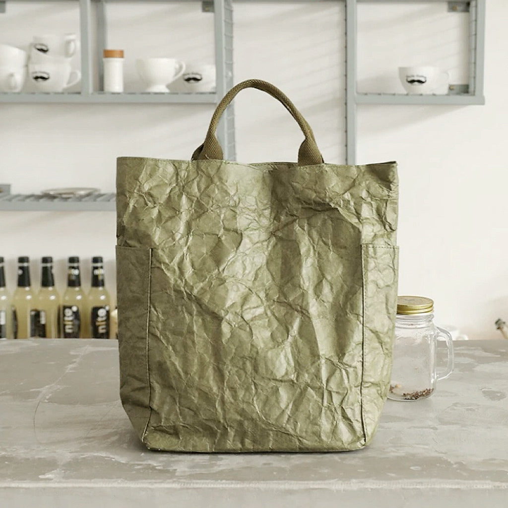 The Paper Poise Crinkle Tote Bag