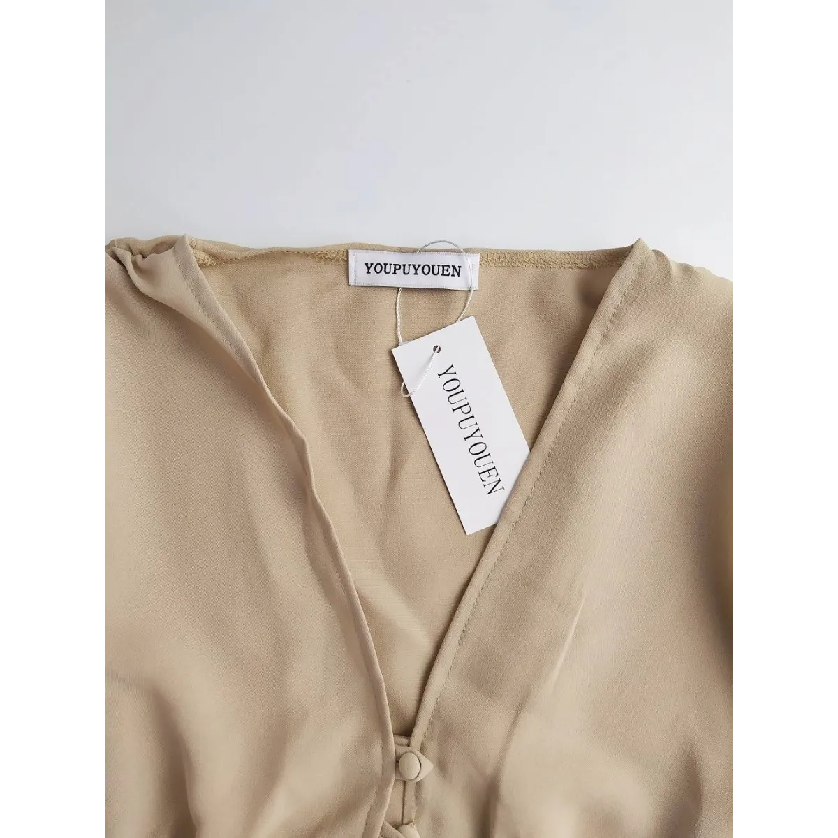 The Café Chic Lantern Sleeve Blouse