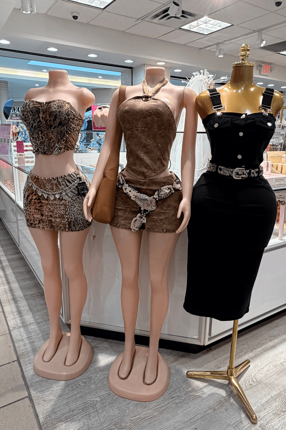 Midnight Rodeo Denim Crop Top & Midi Skirt Set