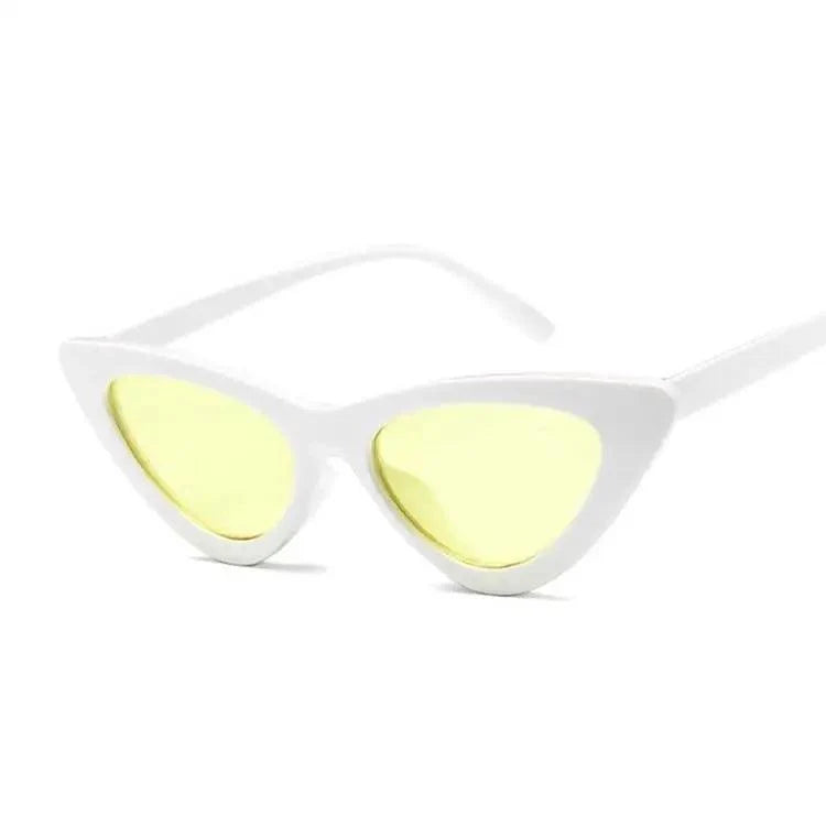 Retro Narrow Cat-Eye Sunglasses | Polarized UV400, Lightweight Frame & 15 Colorways