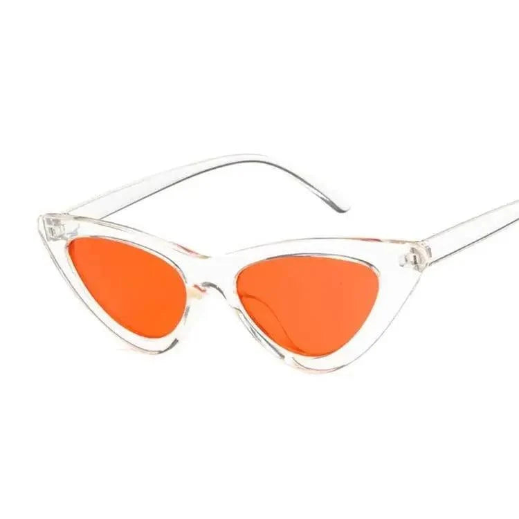 Retro Narrow Cat-Eye Sunglasses | Polarized UV400, Lightweight Frame & 15 Colorways