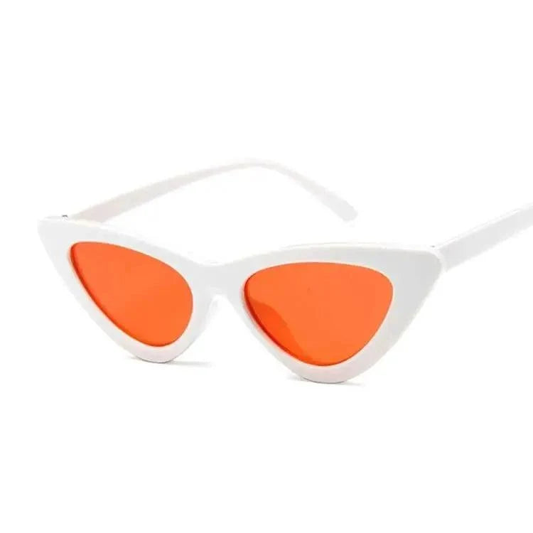 Retro Narrow Cat-Eye Sunglasses | Polarized UV400, Lightweight Frame & 15 Colorways