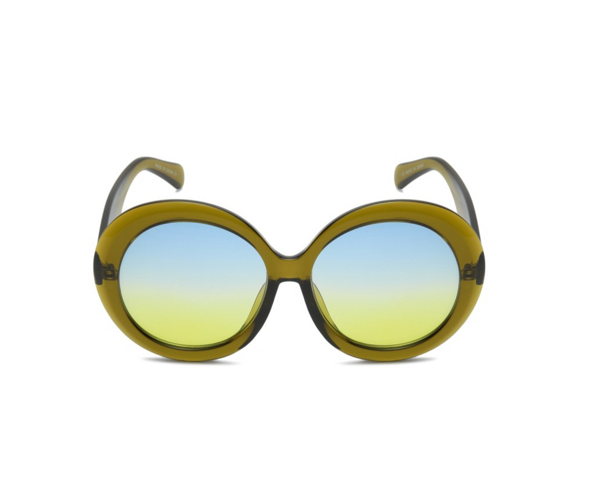 The Color Halo Round Sunglasses