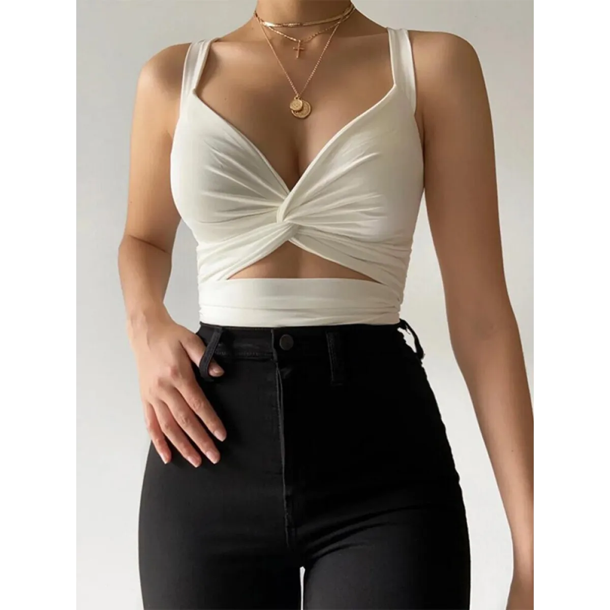The Sexy Sleeveless Crop Top