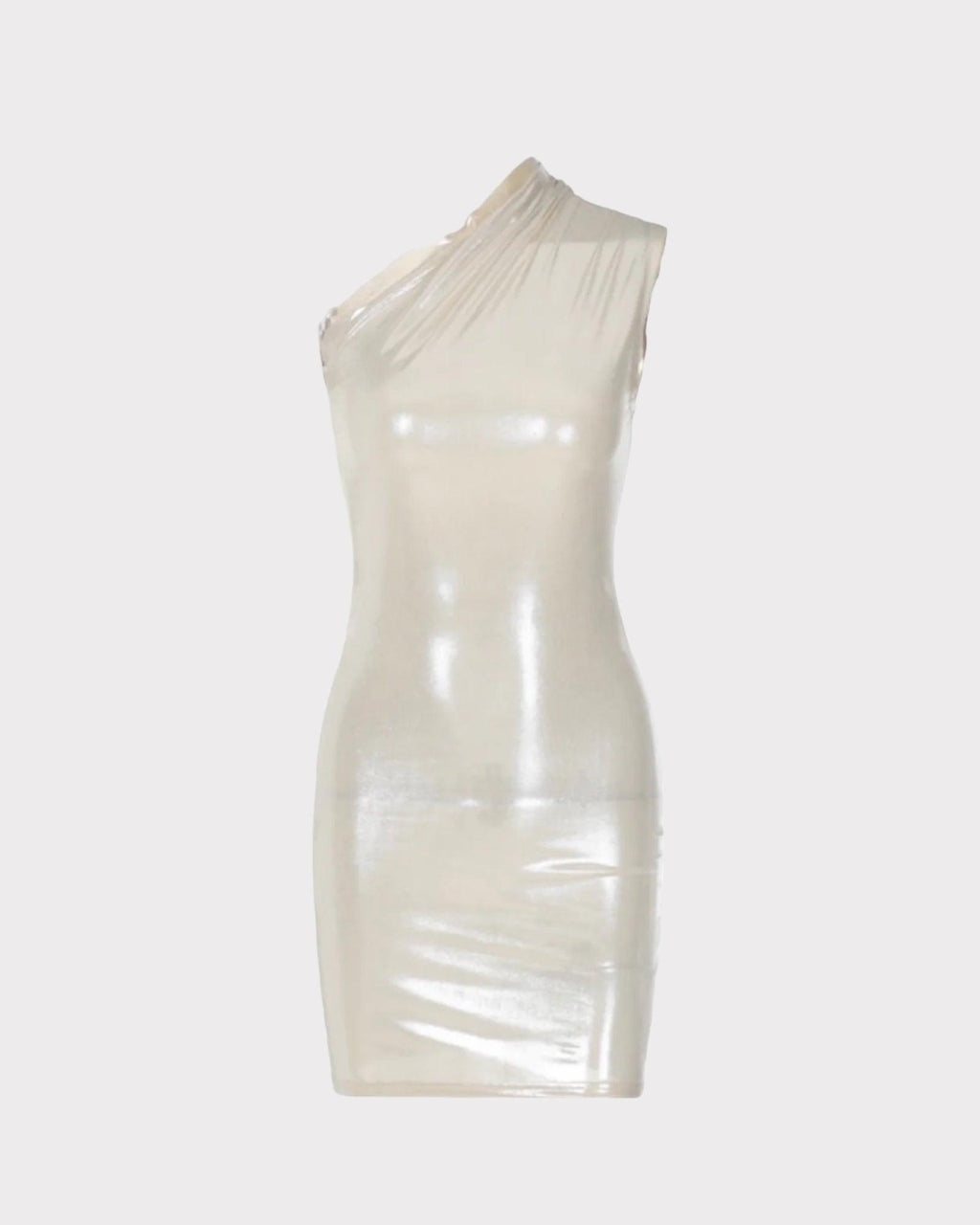 Slant Reflective Bodycon Dress