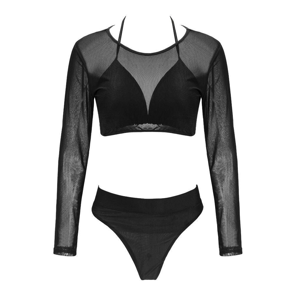 STEVVEX Coastal Muse Three-Piece Bikini Set