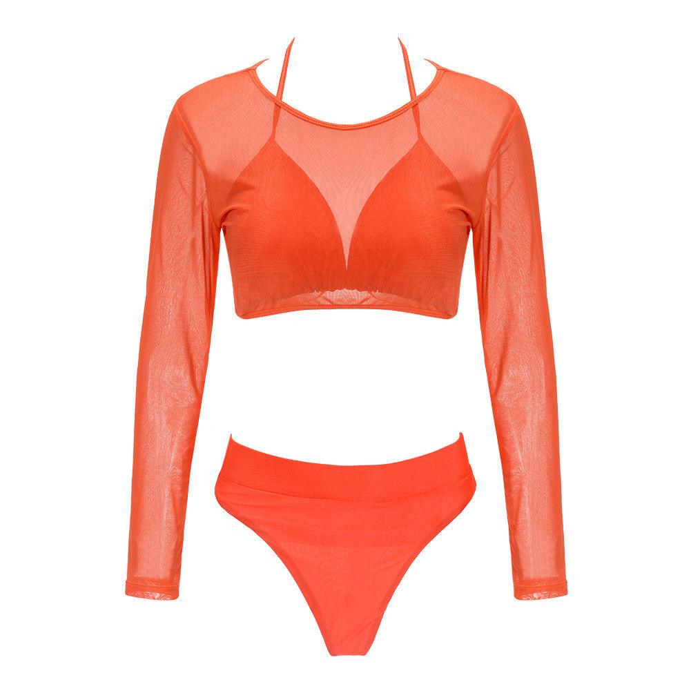 STEVVEX Coastal Muse Three-Piece Bikini Set