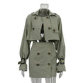 The Sage Society Cropped Jacket & Mini Skirt Set